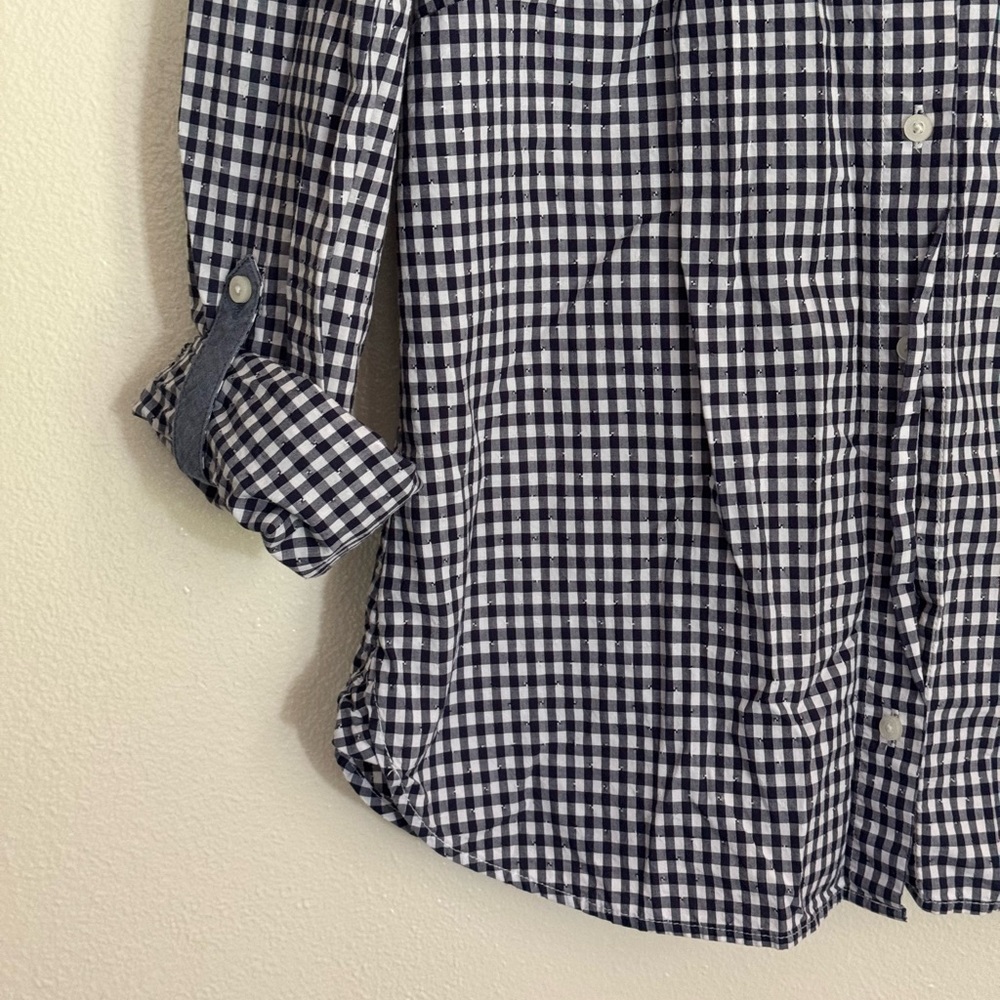 Tommy Hilfiger Gingham Button-Down Shirt Size Small - Picture 4 of 11